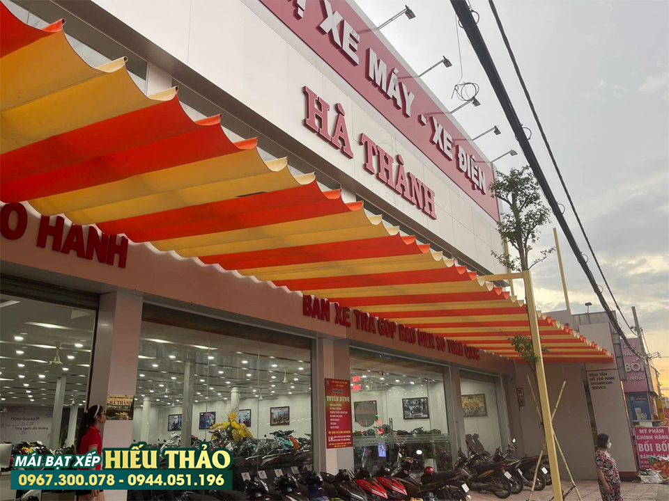 Lựa Chọn Màu Sắc Hài Hòa Cho Mái Hiên - Mái Xếp mai hien di dong 3