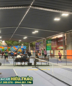 Bạt Xếp Di Động Che Sân Pickleball
