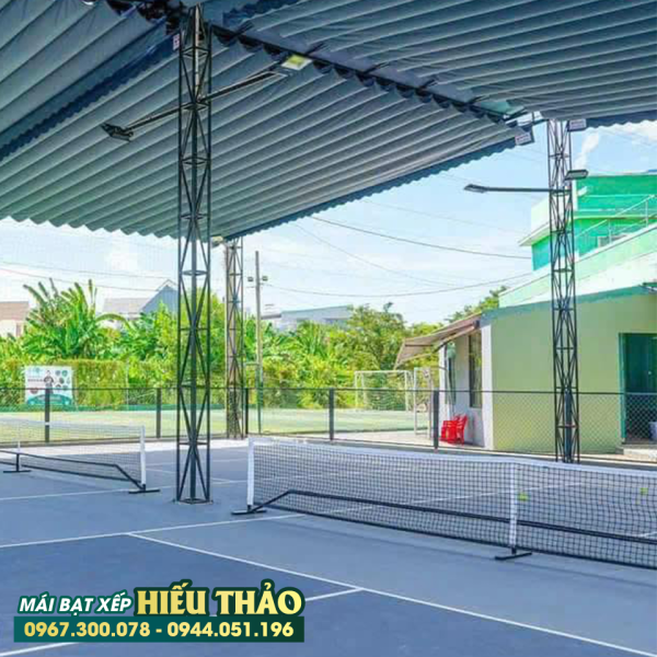 Mái Xếp Di Động Sân Pickleball
