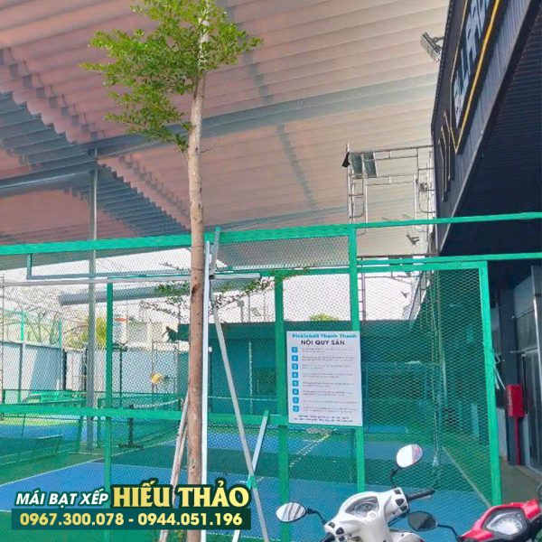 Mái Xếp Di Động cho Sân Pickleball
