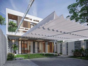 Mái xếp lượn sóng
