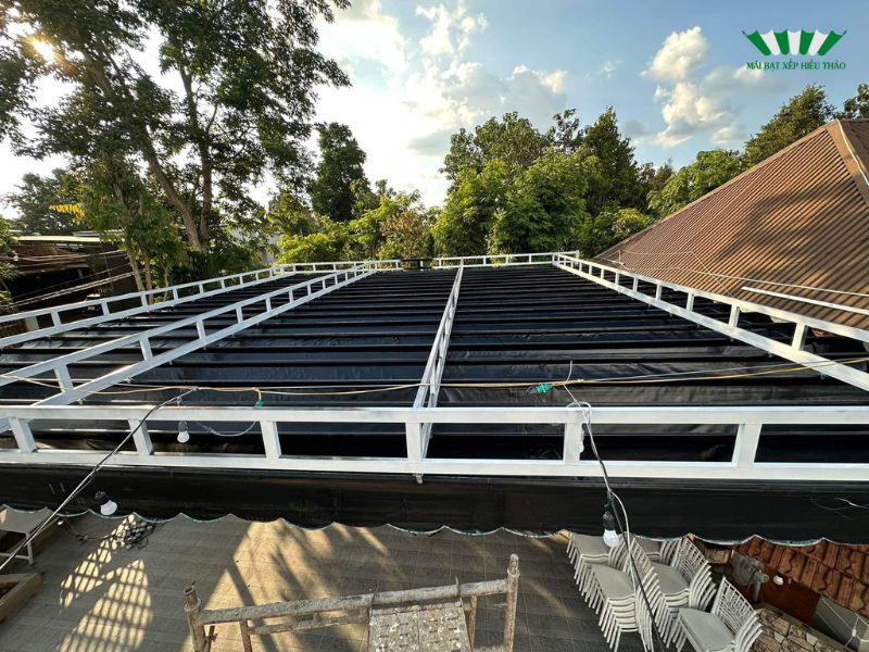 Ứng Dụng Công Nghệ Trong Thiết Kế Mái Hiên hướng dẫn cách làm mái che xếp
