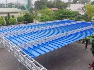 mái bạt xếp