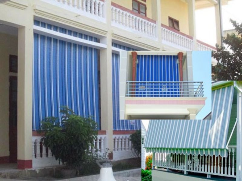 cách lắp bạt che nắng mưa tự cuốn