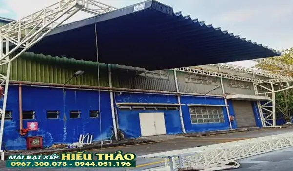 mái che di động nhà xưởng