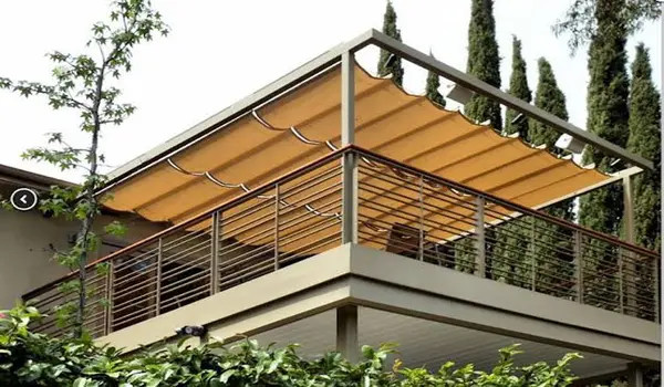 mái xếp sân thượng